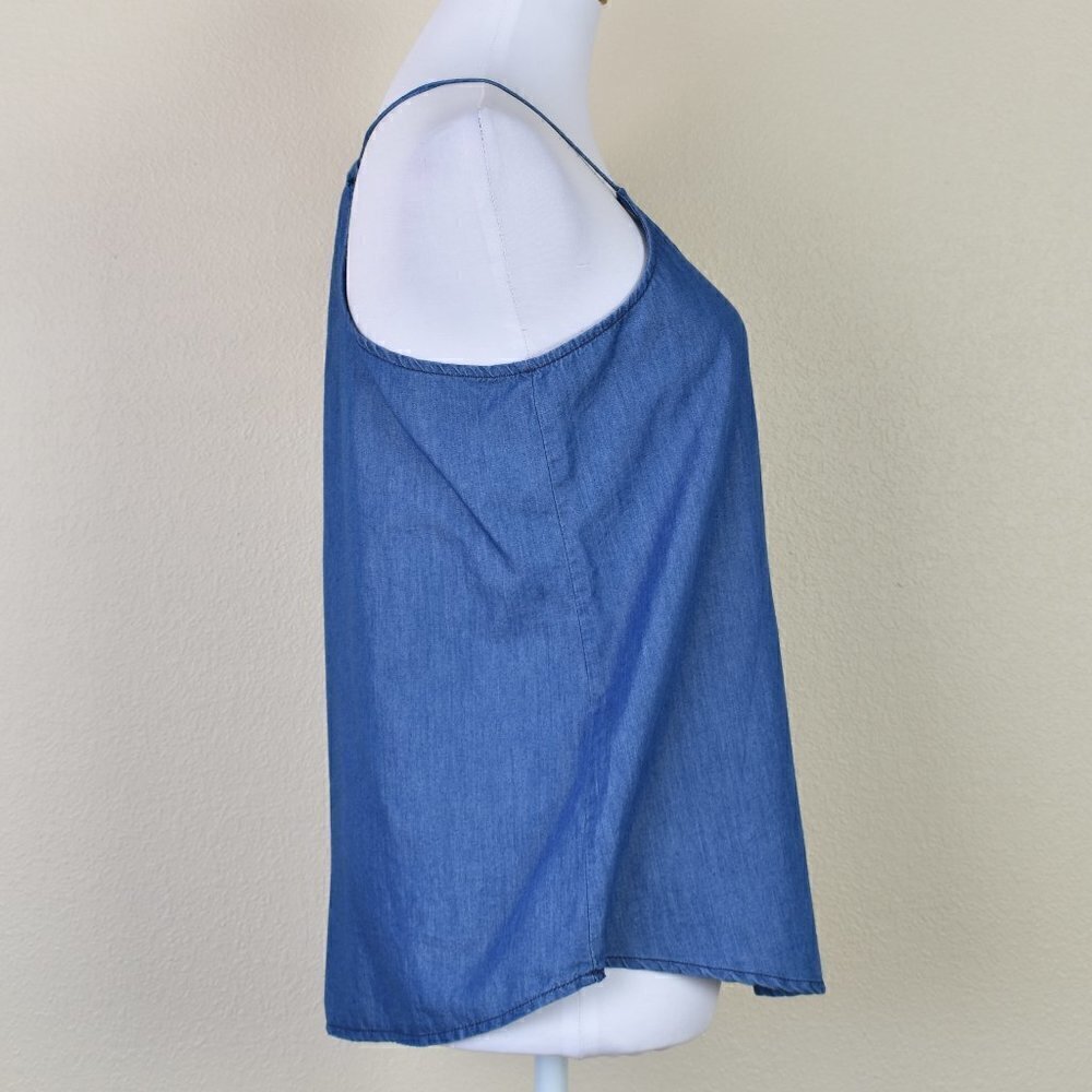 Stitch Fix Your Story Klare Chambray Tank Top NEW XS - Picture 7 of 8